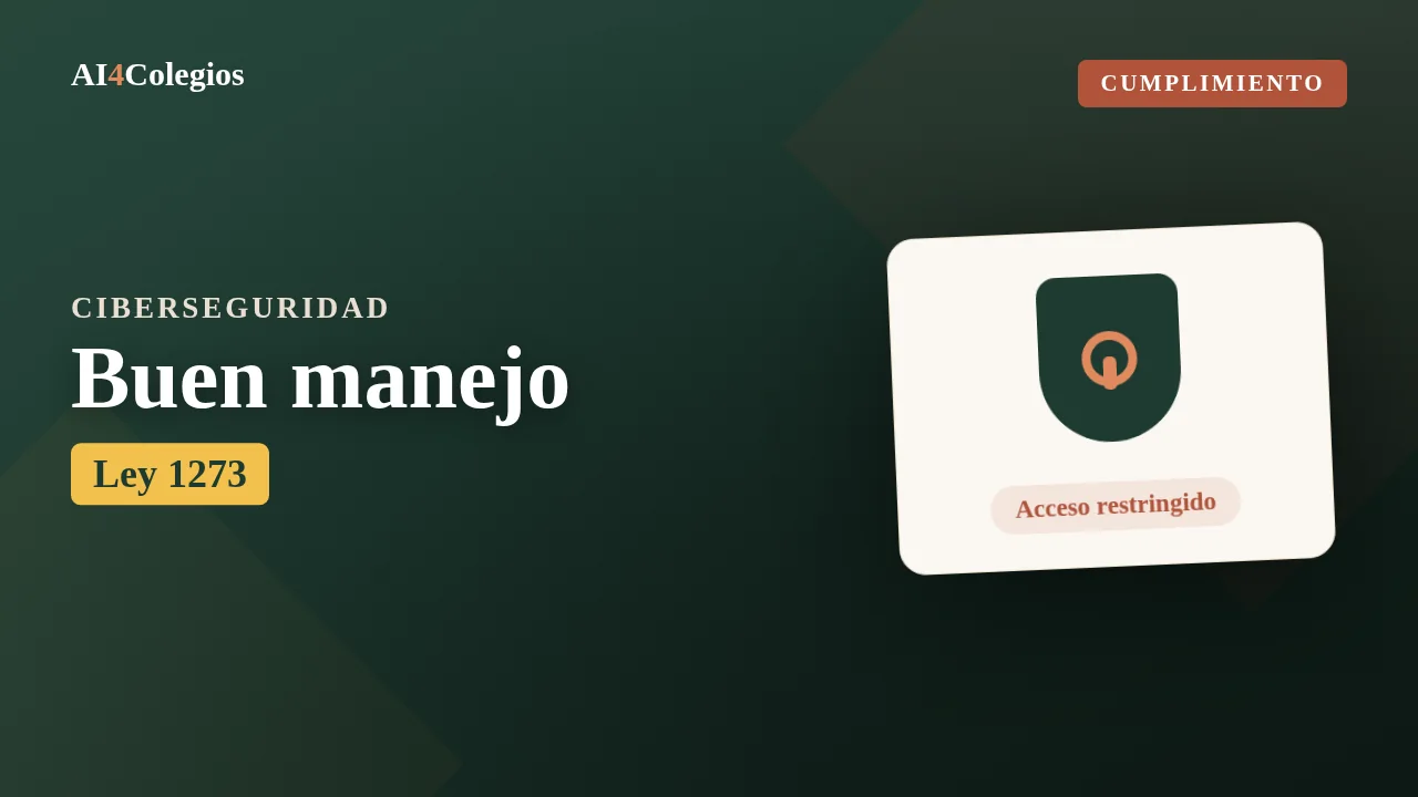 Serie de cumplimiento, Ciberseguridad y buen manejo