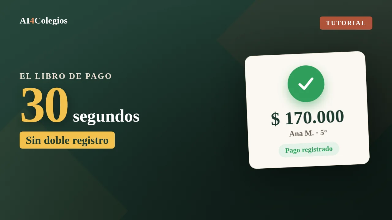 Video 04, Cómo se registra un pago